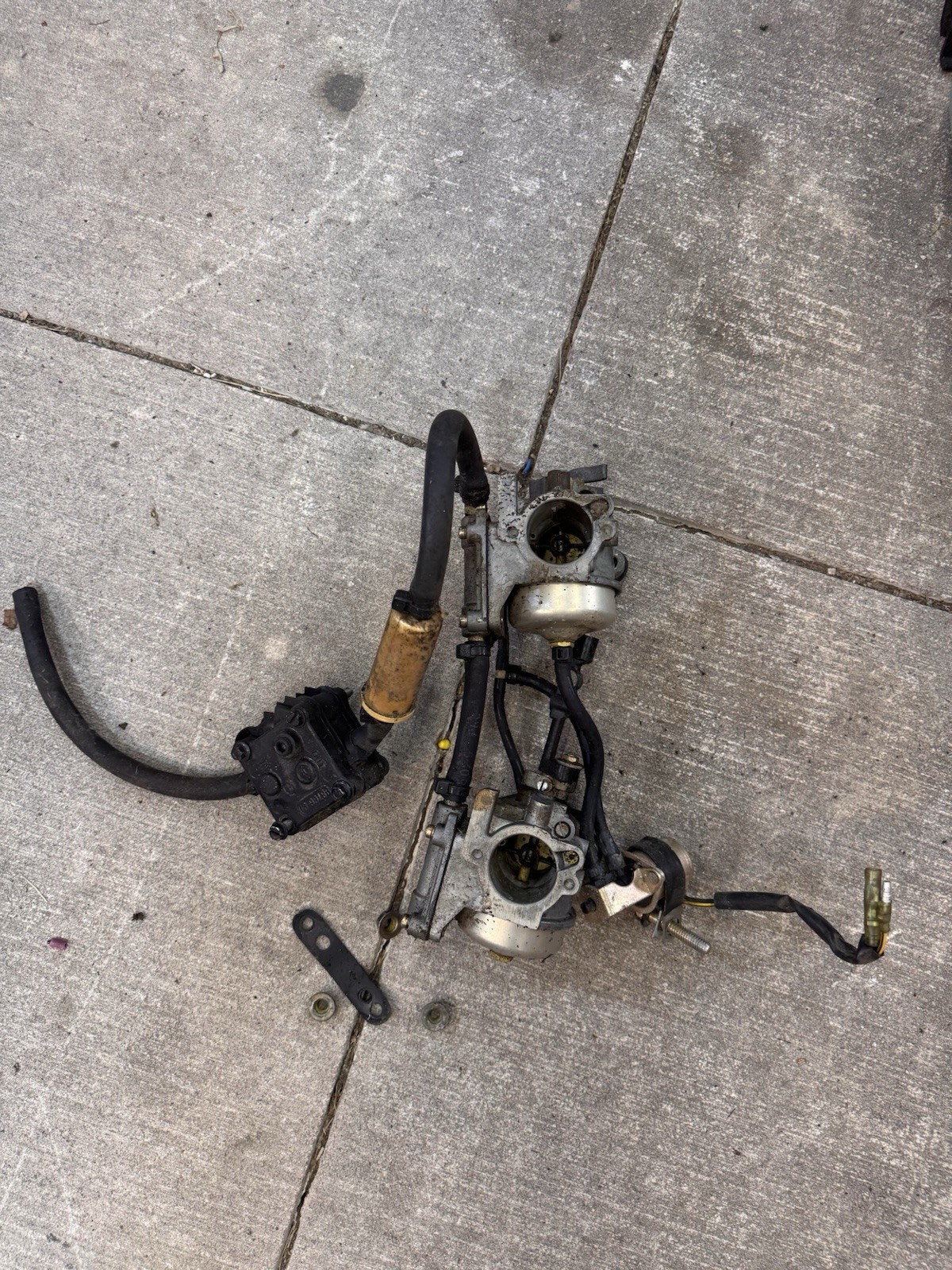 1989-1997 Mercury/Mariner 40hp Carburetor Assembly And Fuel Pump 1989-1997 Mercury/Mariner 40hp Carburetor Assembly And Fuel Pump