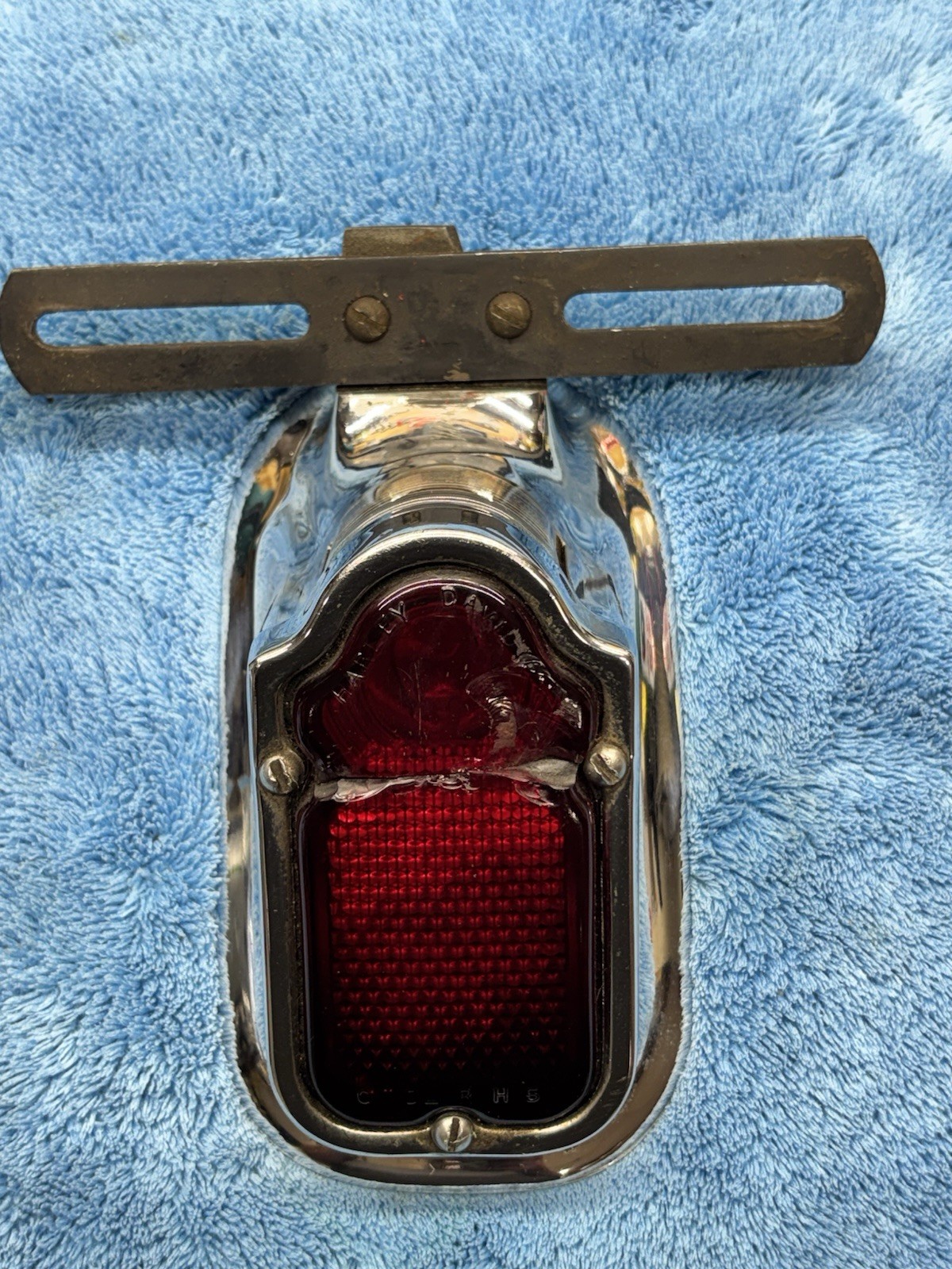     OEM 1947 1948 Harley Guide R-H5 Tombstone Tail Light 5936298 Knuckle Panhead