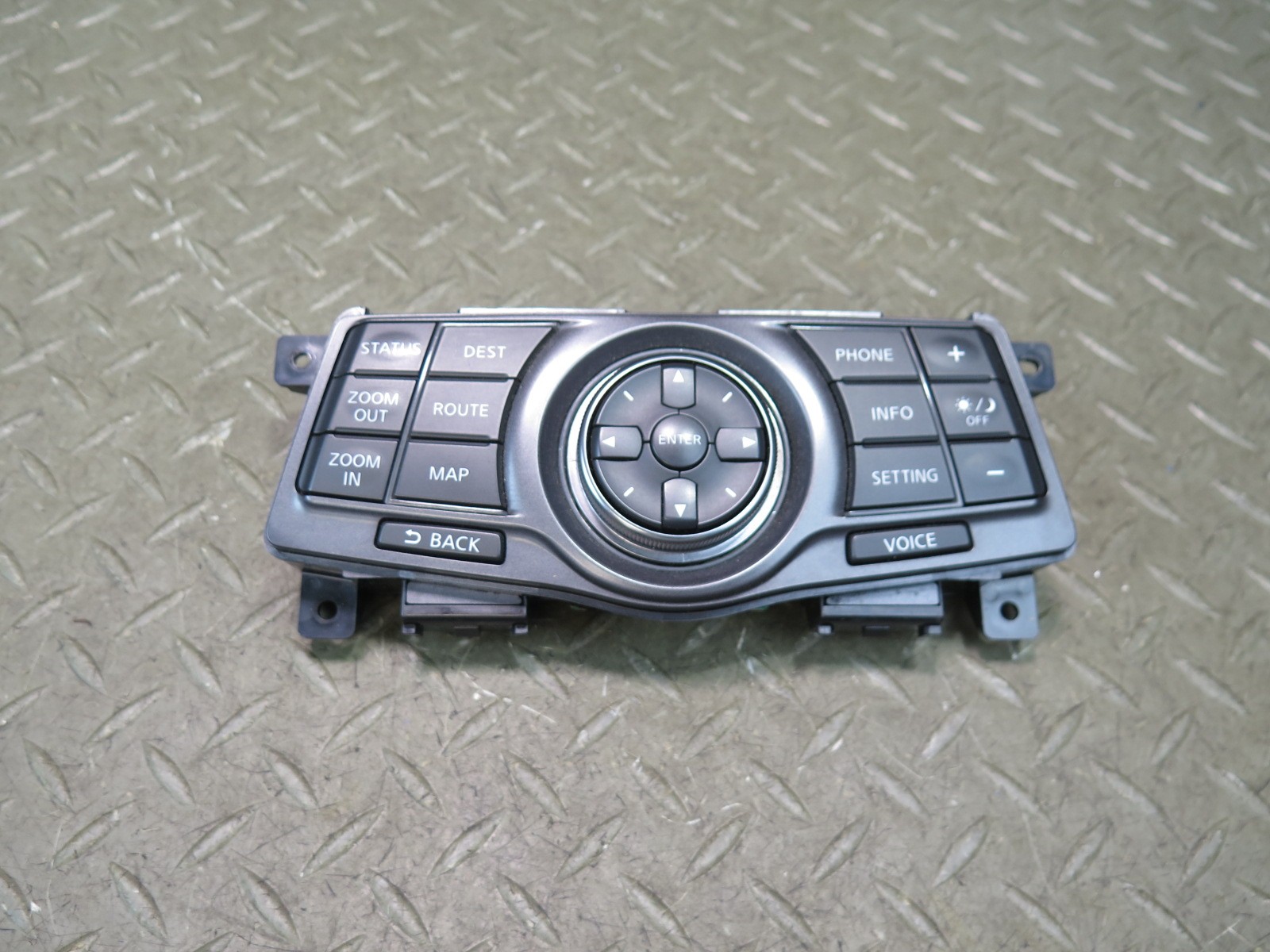 15-20 NISSAN Z34 370Z NISMO DASH NAVI GPS NAVIGATION CONTROL SWITCH PANEL OEM