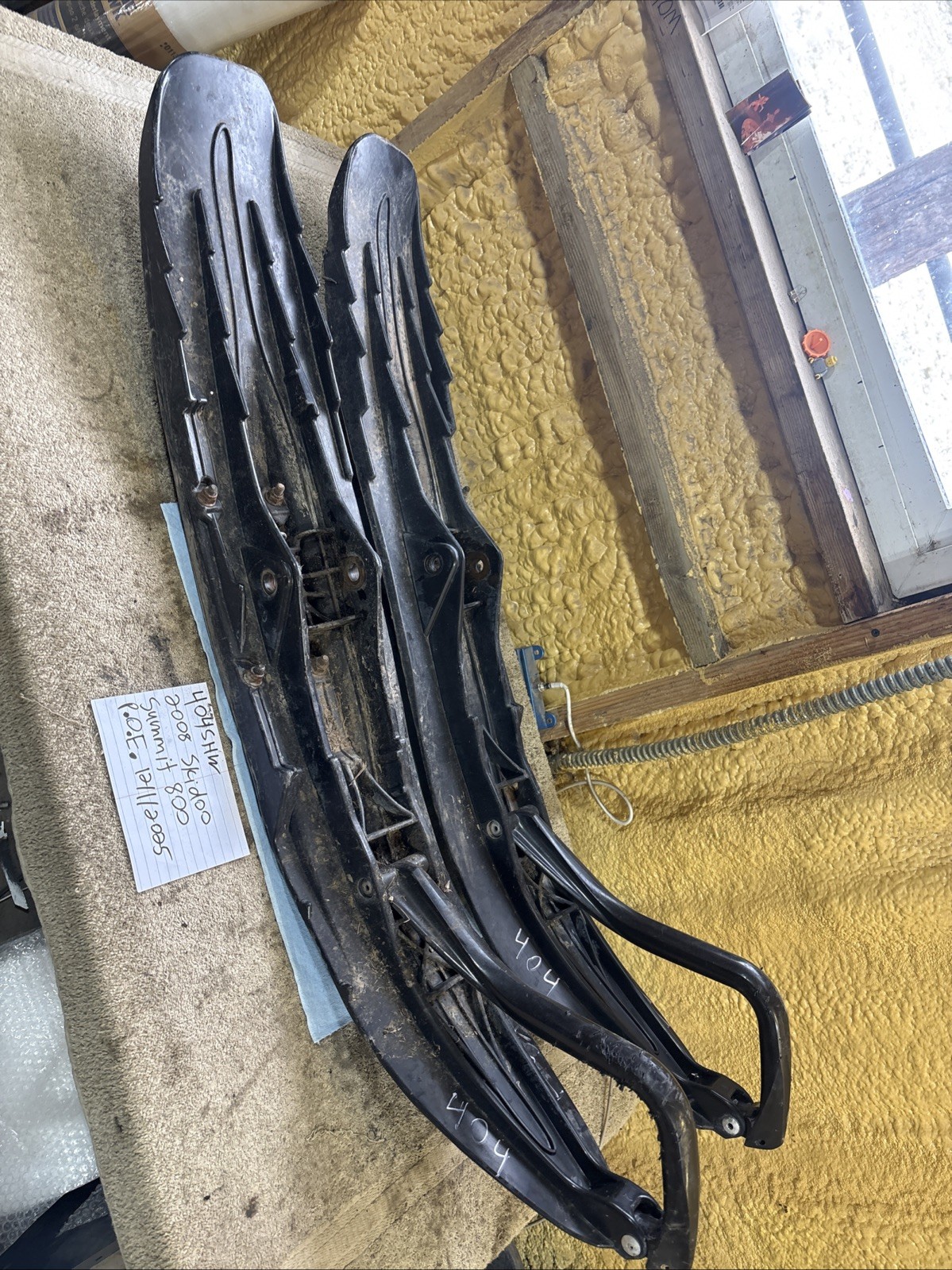 2008 skidoo summit 800 skis runners right left set pair 404 2008 skidoo summit 800 skis runners right left set pair 404