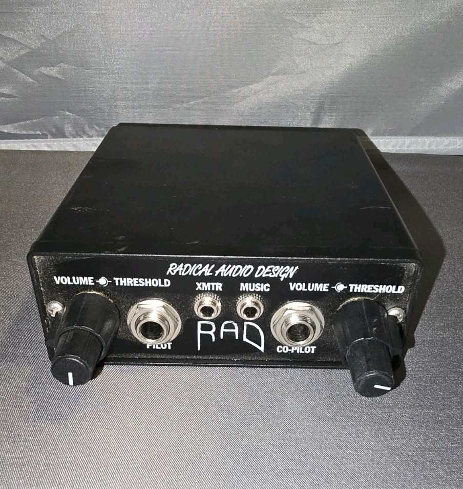 VINTAGE RAD TAC 100 Portable Aircraft Intercom, Ultralight, Light Sport avionics