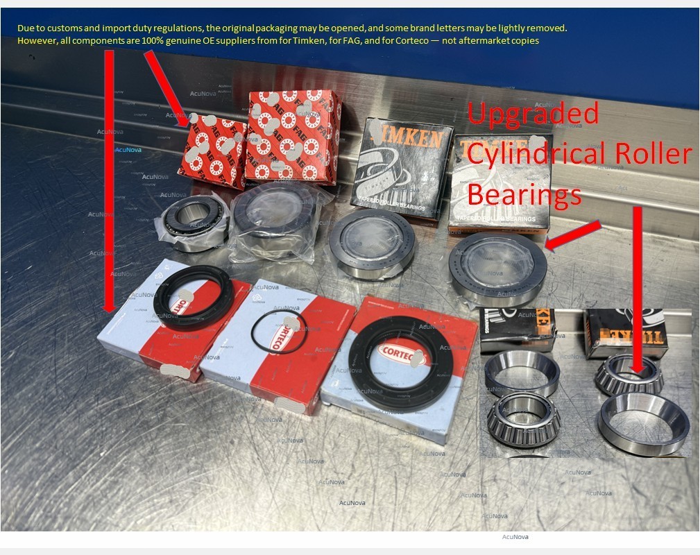 FOR BMW xDrive Front Differential Bearings Repair Kit FOR BMW xDrive Front Differential Bearings Repair Kit