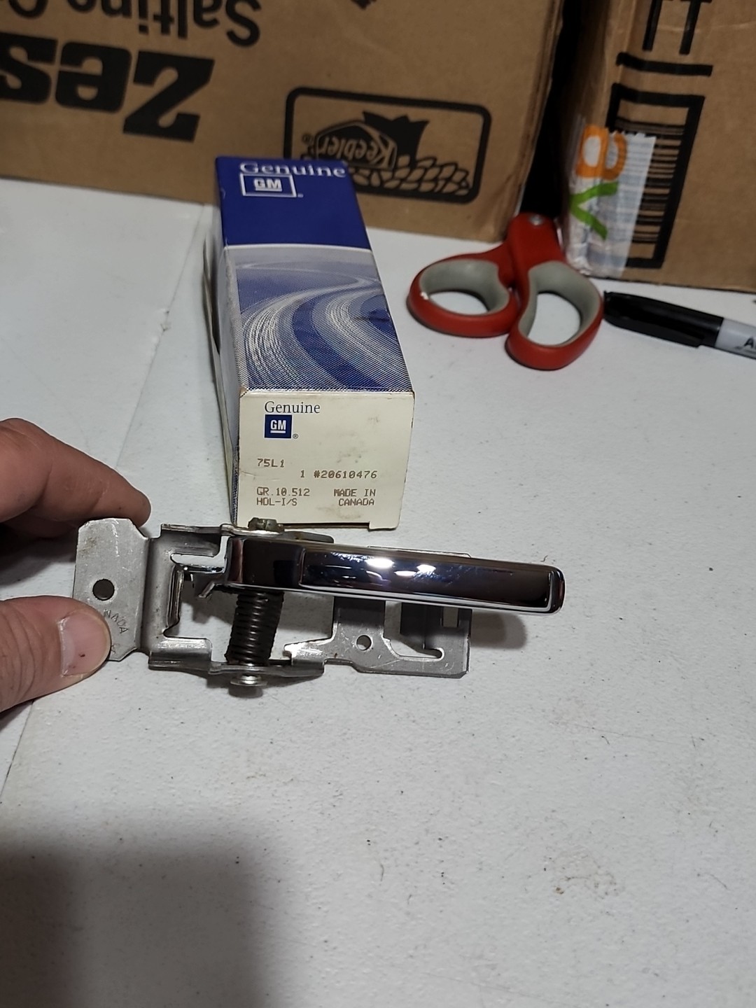1974-81 Chevrolet Camaro Nova Monza Corvette Door Handle 20610476 NEW GM PART 1974-81 Chevrolet Camaro Nova Monza Corvette Door Handle 20610476 NEW GM PART