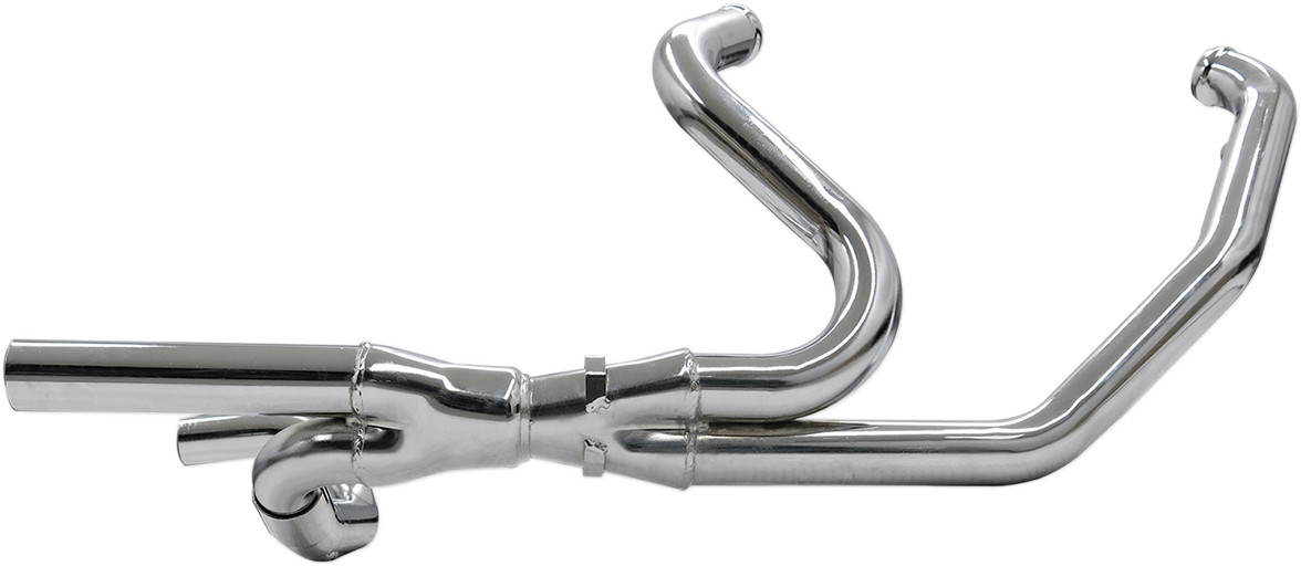 Bassani 2X2 Dual Chrome Dual Exhaust Headpipe fits 2009-2016 Harley Touring FLHX