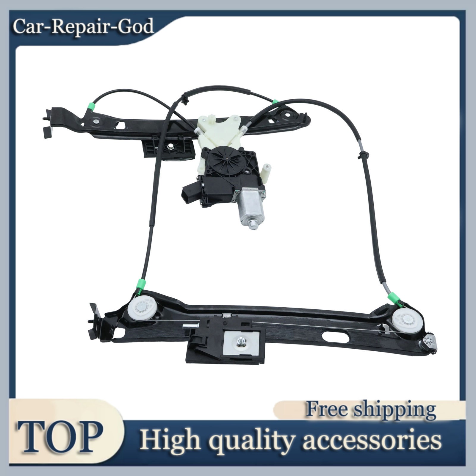 Power Window Motor & Regulator Assembly NEW For Chevrolet 2011-15 Camaro