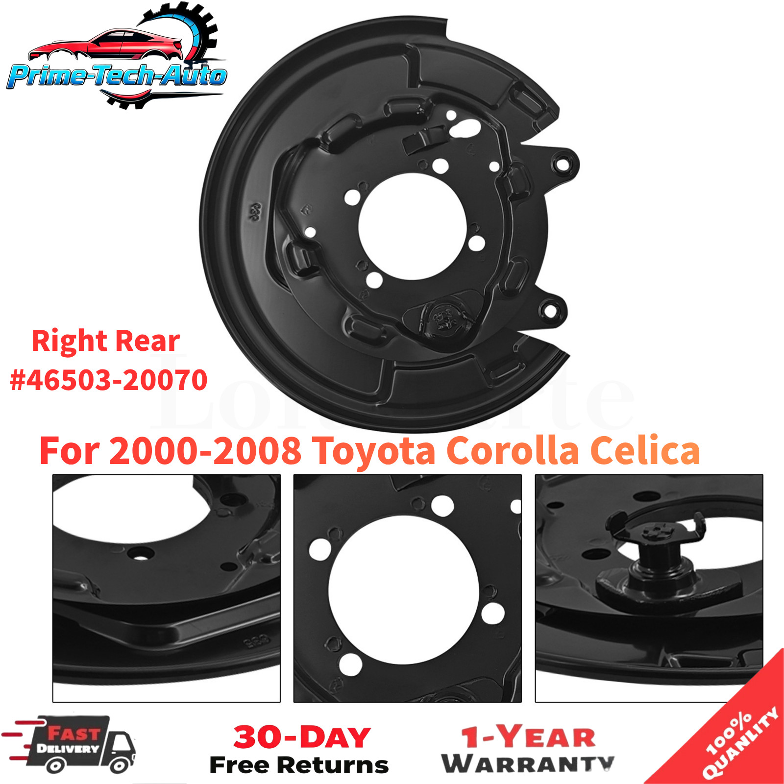 FOR 2000-2008 Toyota Corolla Celica Parking Brake Plate Right 46503-20070 NEW