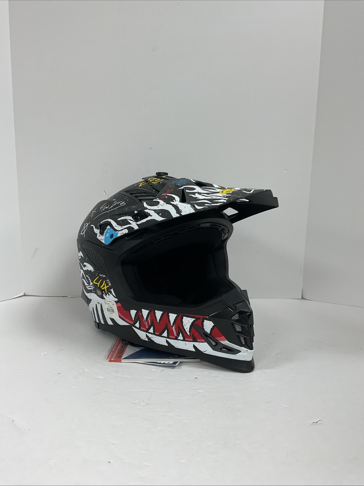 BILT Lux Vandal Helmet Black/White/Red - Medium