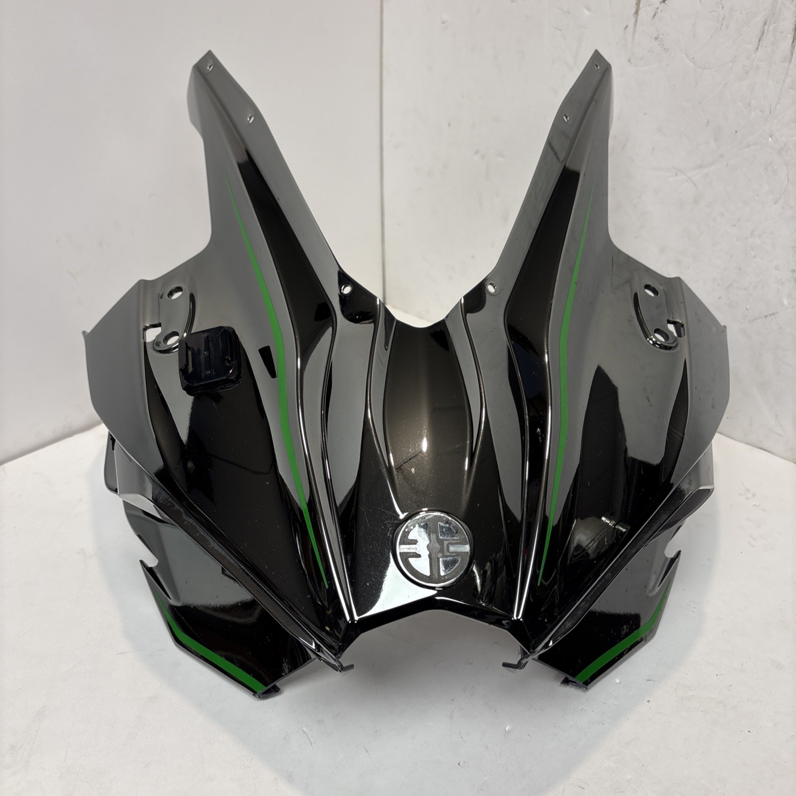 2025 Kawasaki H2 Upper Cowl Fairing Front Cover Number Plate Nose Plastic OEM