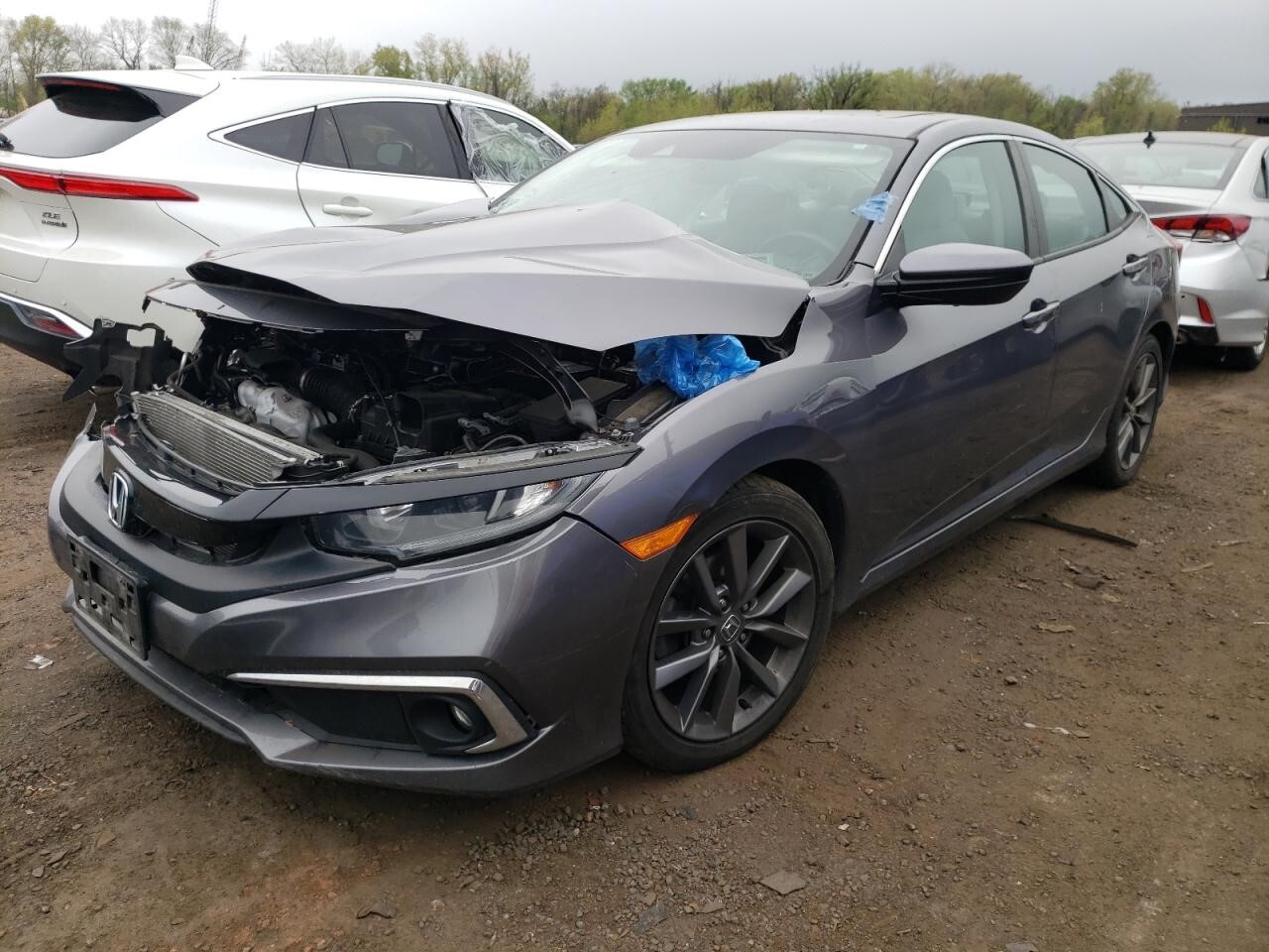 Used Rear Right Door Assembly Rear Side fits: 2019 Honda Civic electric Sedan Re