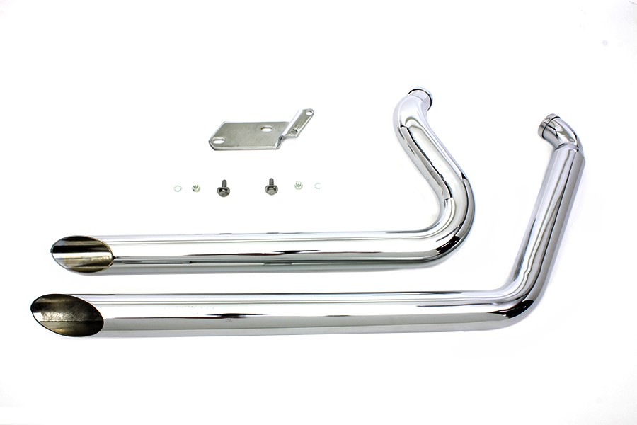 Factory Sample Wyatt Gatling Exhaust Drag Pipe Set Side for Harley-Davidson