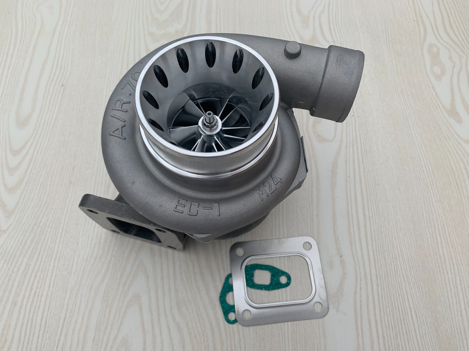 Performance T66 GT35 Billet turbo T4 flange .70 anti-surge A/R .96 Turbine T04Z Performance T66 GT35 Billet turbo T4 flange .70 anti-surge A/R .96 Turbine T04Z