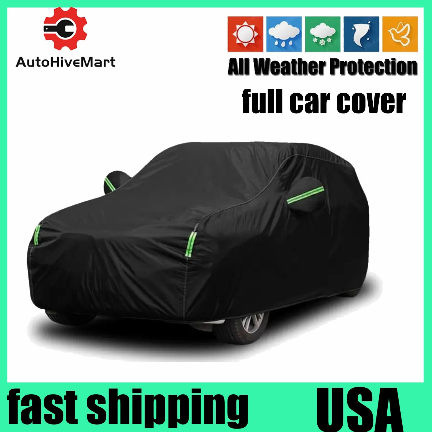 SUV Car Cover Waterproof Outdoor Sun Dust UV Protection For Chevrolet Traverse SUV Car Cover Waterproof Outdoor Sun Dust UV Protection For Chevrolet Traverse