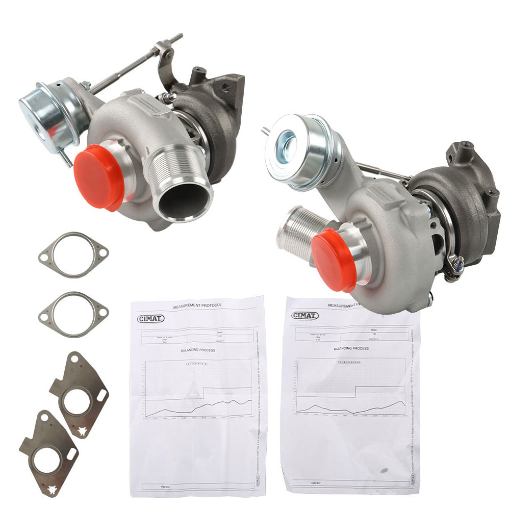 2PCS Left + Right Turbo Turbochargers For 2015-2017 Ford F-150 2.7L V6 Engines