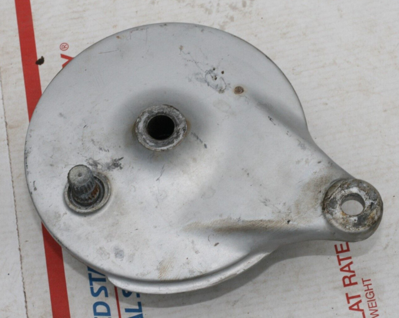 1971-73 SUZUKI RV90 OEM REAR BRAKE HUB 1971-73 SUZUKI RV90 OEM REAR BRAKE HUB