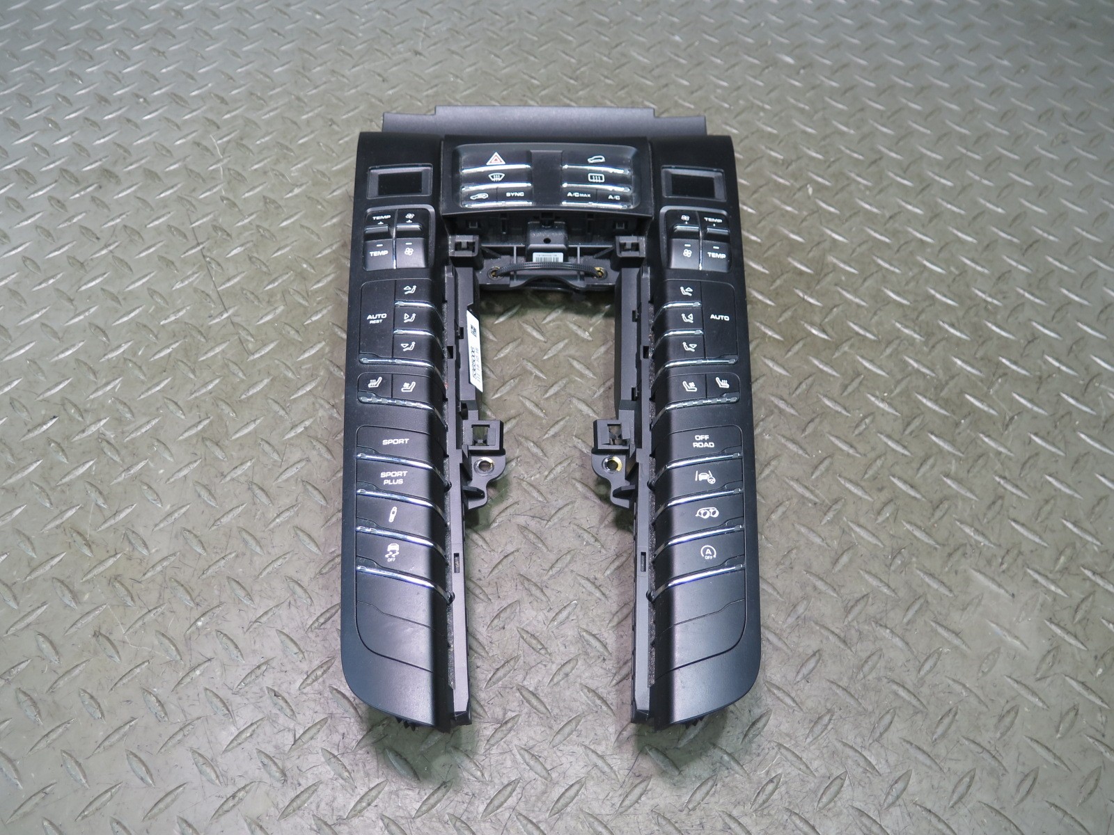 2015-2018 PORSCHE MACAN CENTER CONSOLE A/C HEATER CLIMATE CONTROL SWITCH PANEL