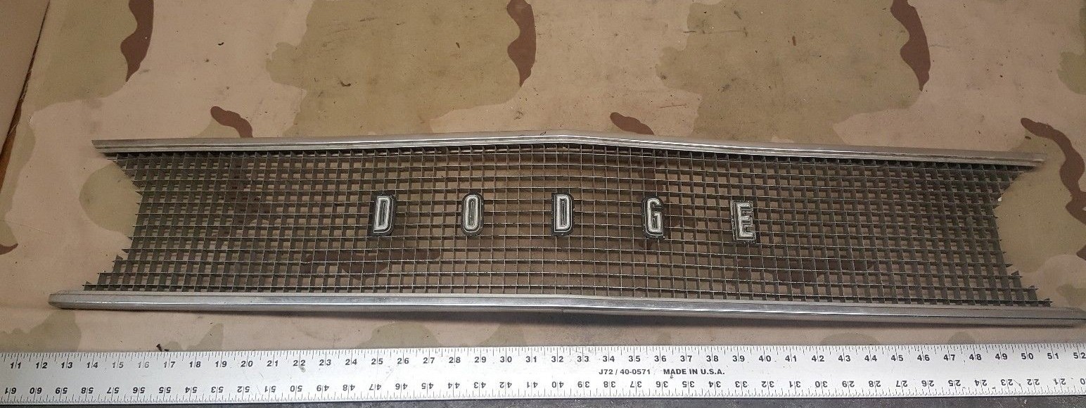 1968 Dodge Coronet Grille W/ Letters OEM 