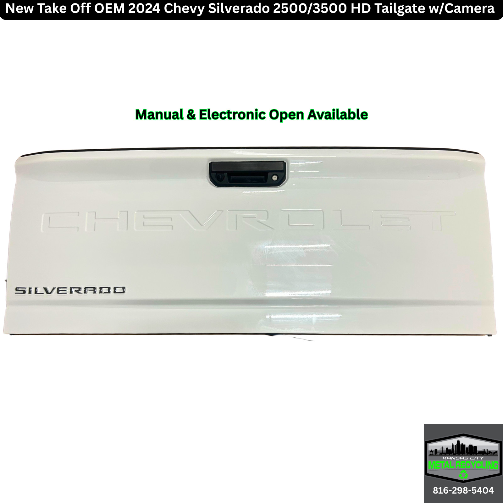 New T/O Chevy Silverado 2500/3500 Tailgate Manual or Electronic w/camera 20-24