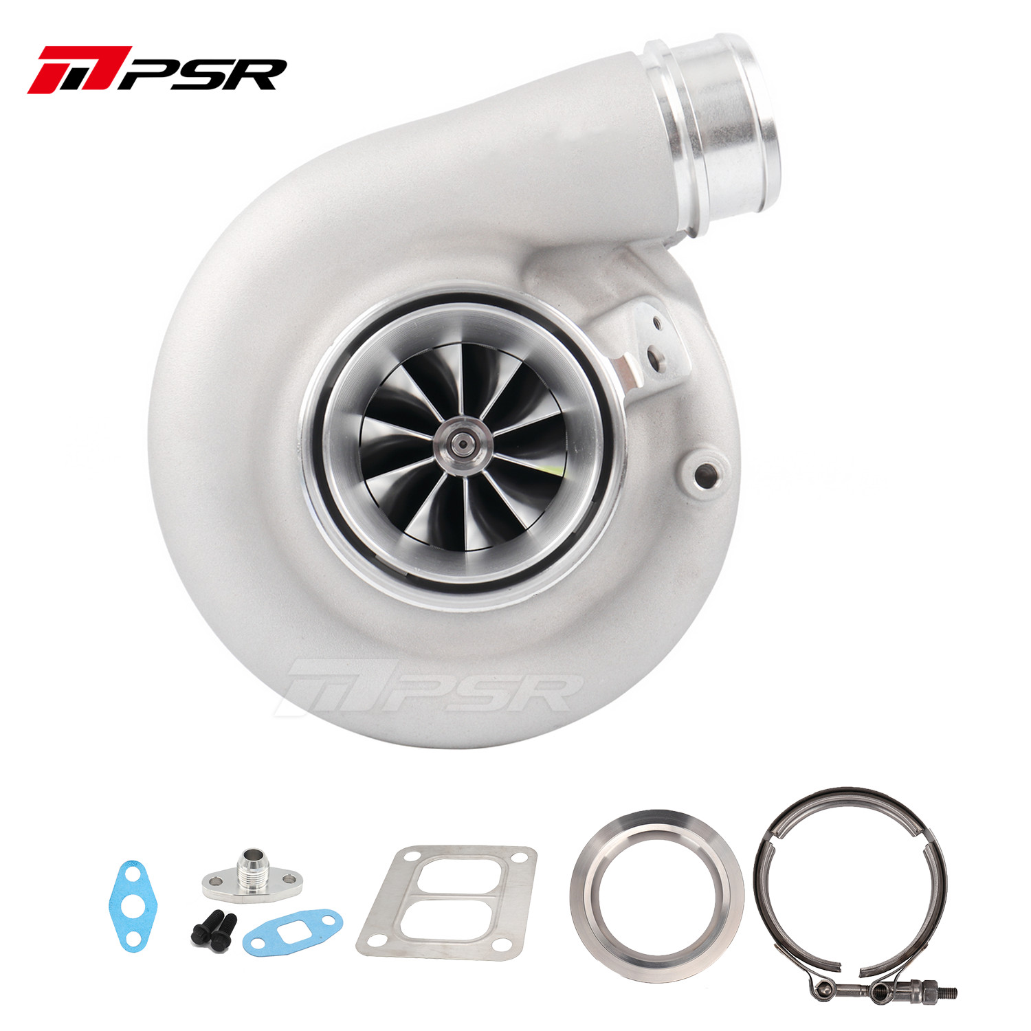 Pulsar Turbo Billet T51R MOD S363 Journal Bearing T4 Divided, .91 A/R 76/67.5mm