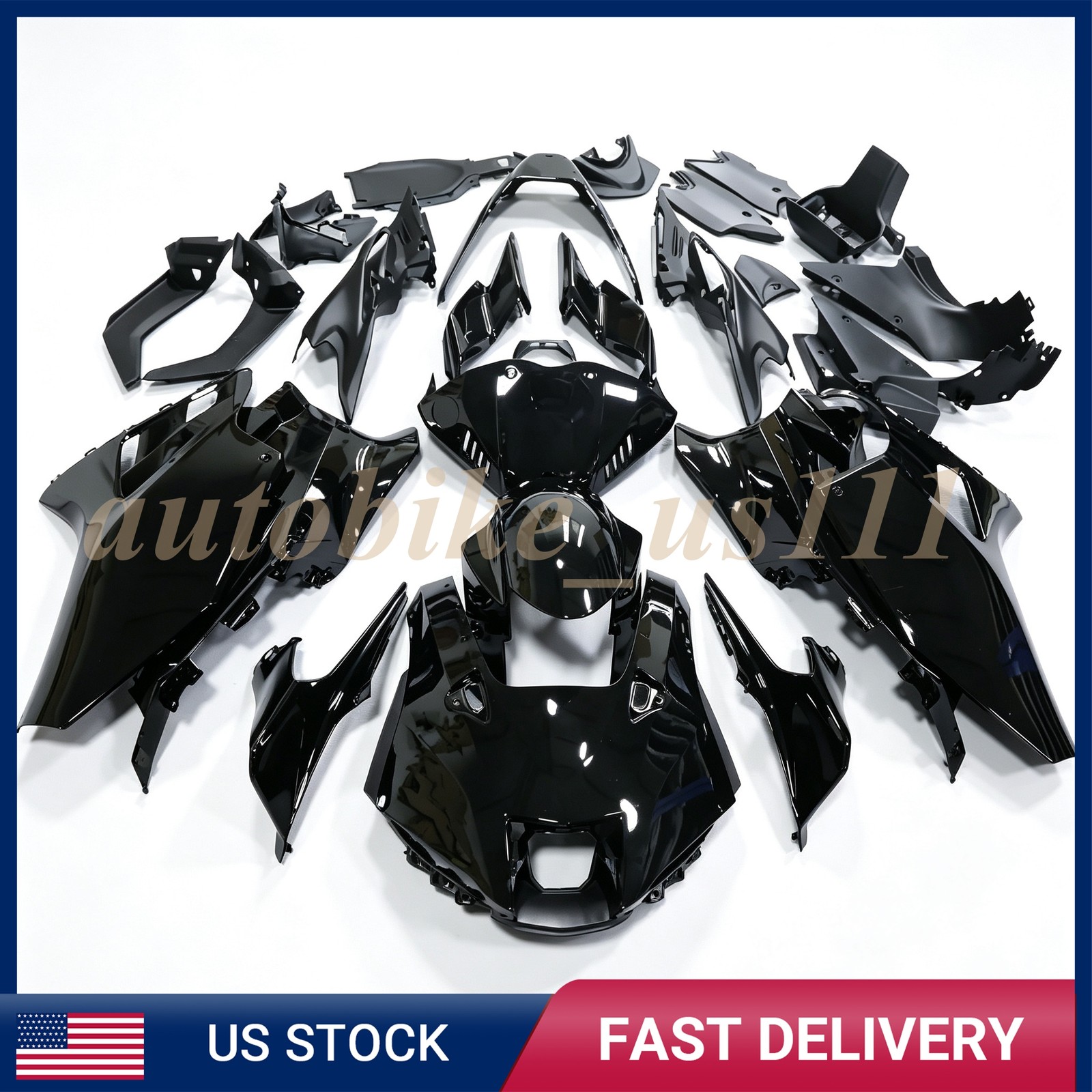 Gloss Black Painted Bodywork Fairings Kit For Yamaha YZF R9 YZF-R9 2025-2026 US