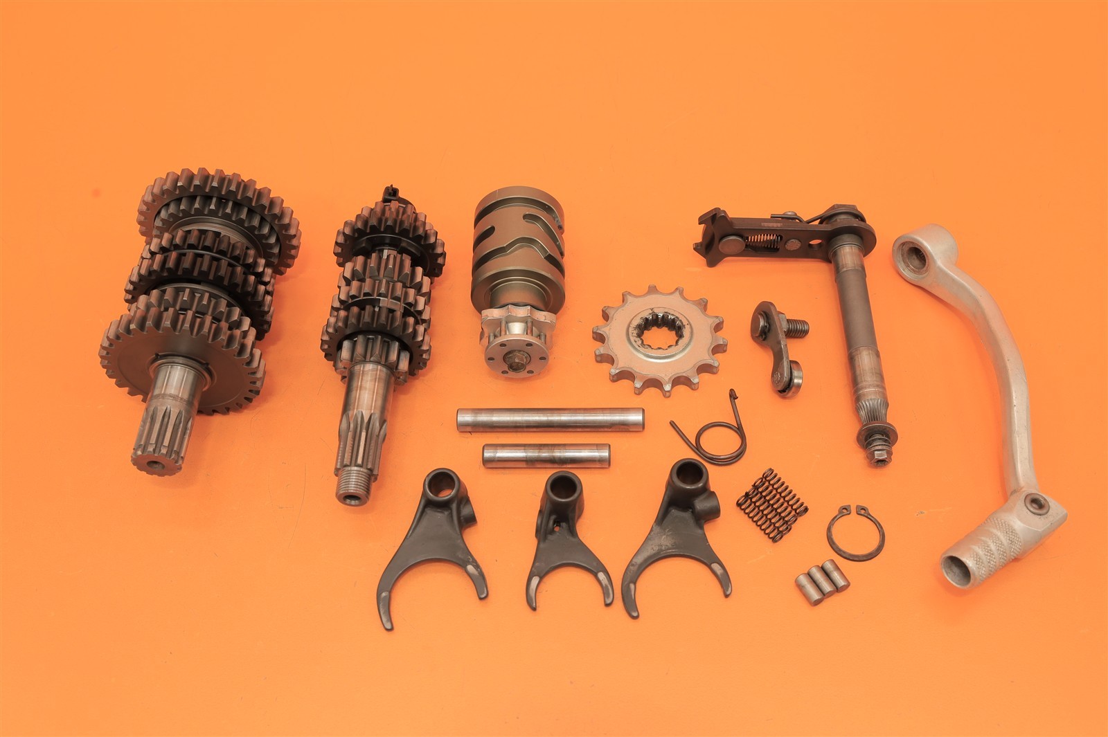 2011 03-17 KTM 85SX 85 OEM Transmission Gearbox Main Counter Shaft Shift Fork 