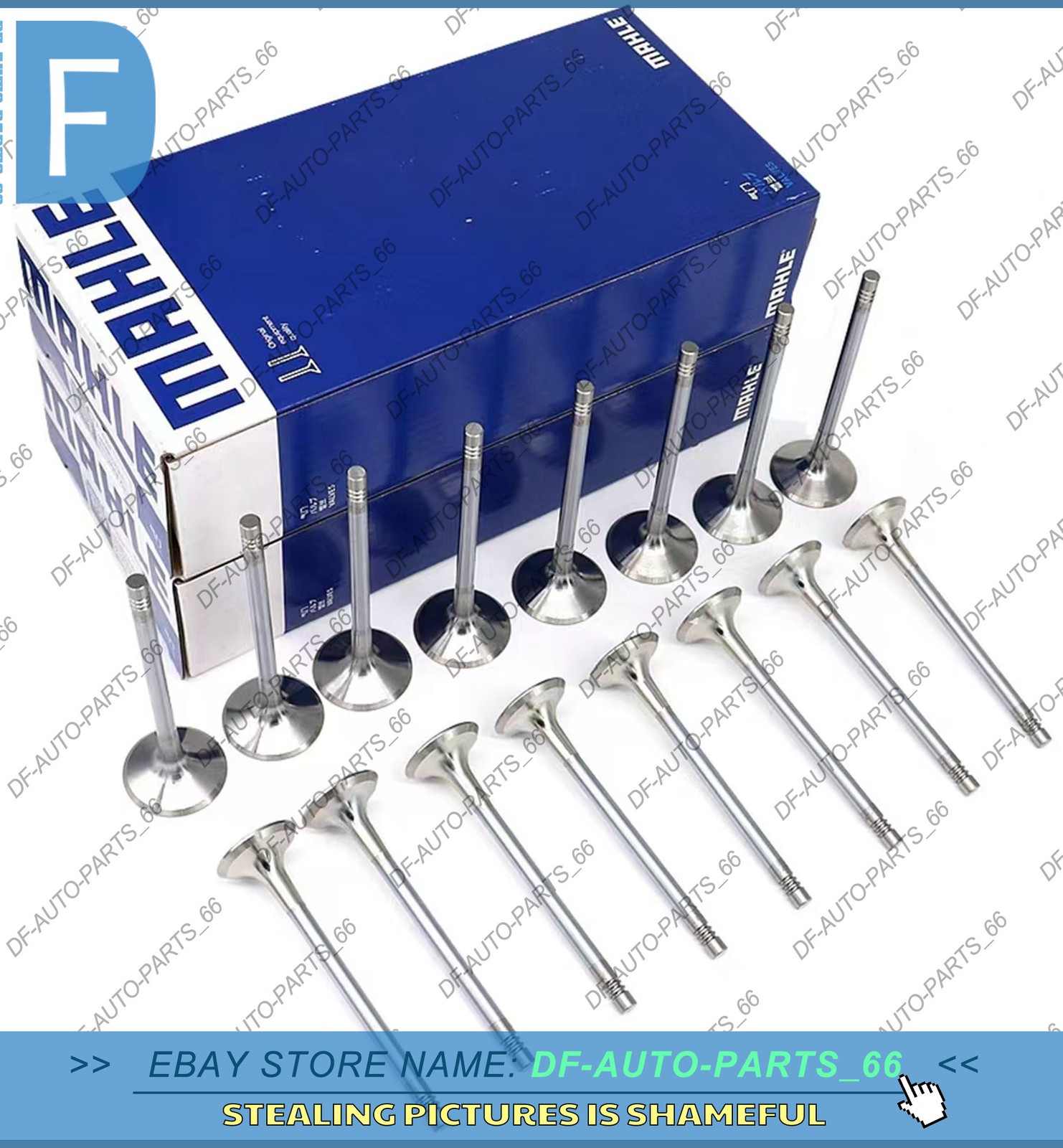 16x OEM Engine Intake Exhaust Valves For VW GTI GLI AUDI A3 A4 Q3 Q5 1.8T 2.0T