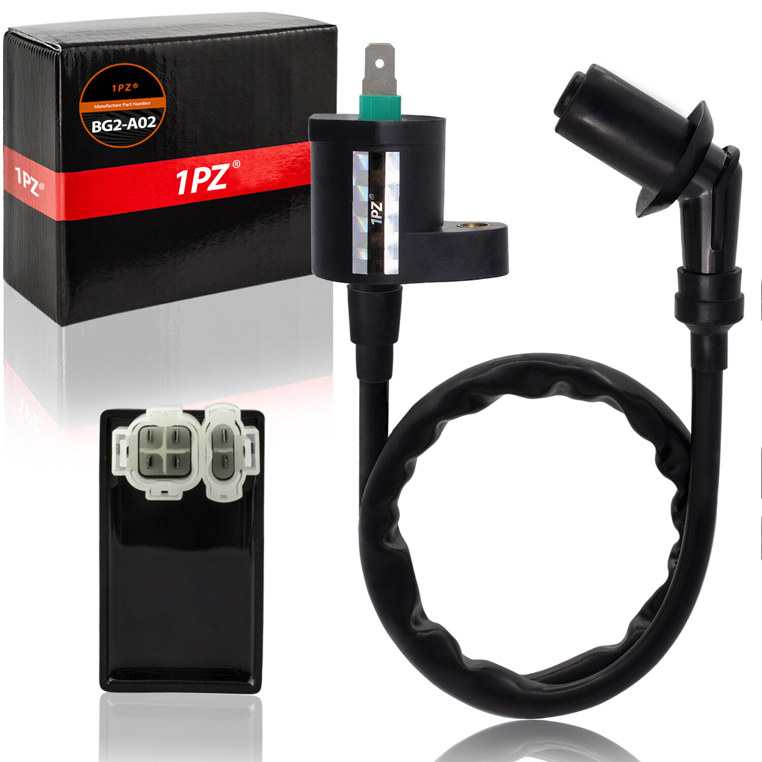 Ignition Coil CDI Box For GY6 125cc - 150cc 4-stroke QMJ/QMI157 Go-Karts Mopeds