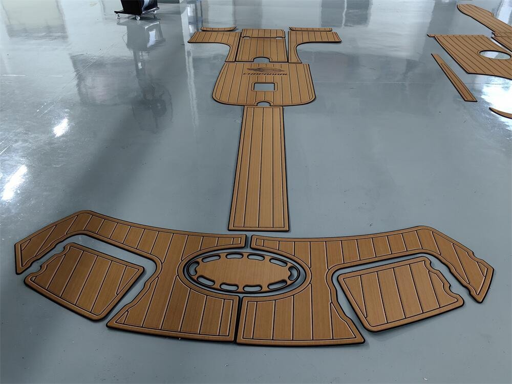 2008 Chaparral 255 SSI Swim Platform Cockpit Pad Boat EVA Teak Deck Floor Mat