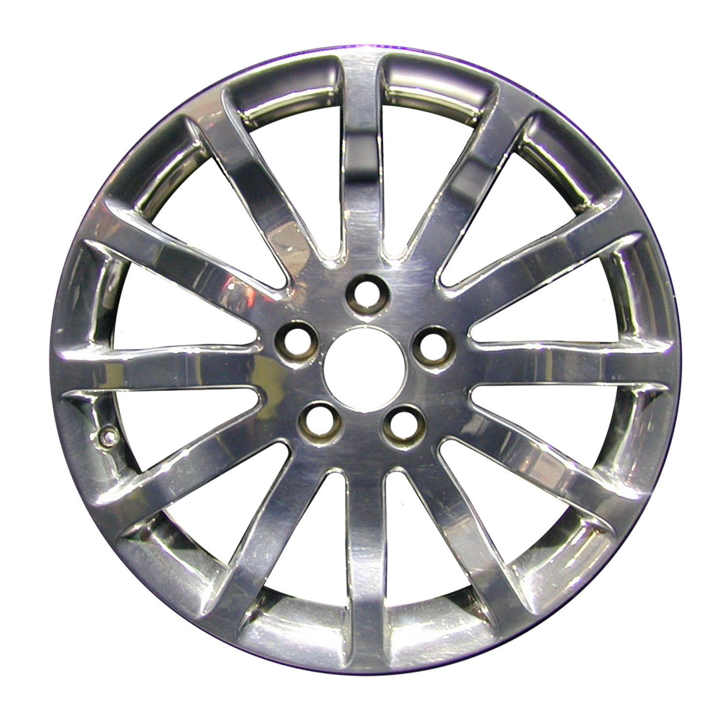 Metallic Polished 12 Spoke 18 x 8 Refurbished Wheel