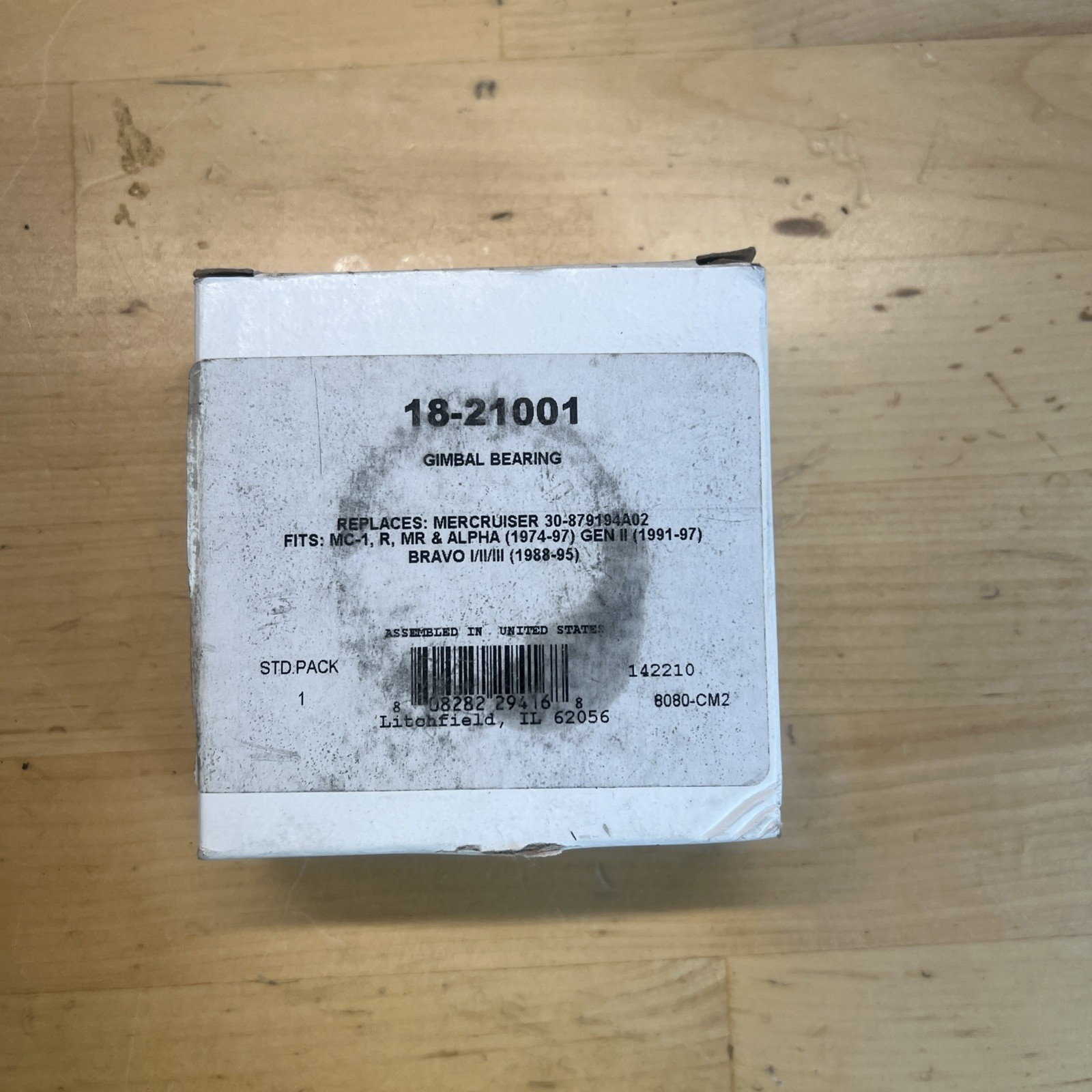 Genuine Sierra 18-21001 Marine Gimbal Bearing MerCruiser OEM