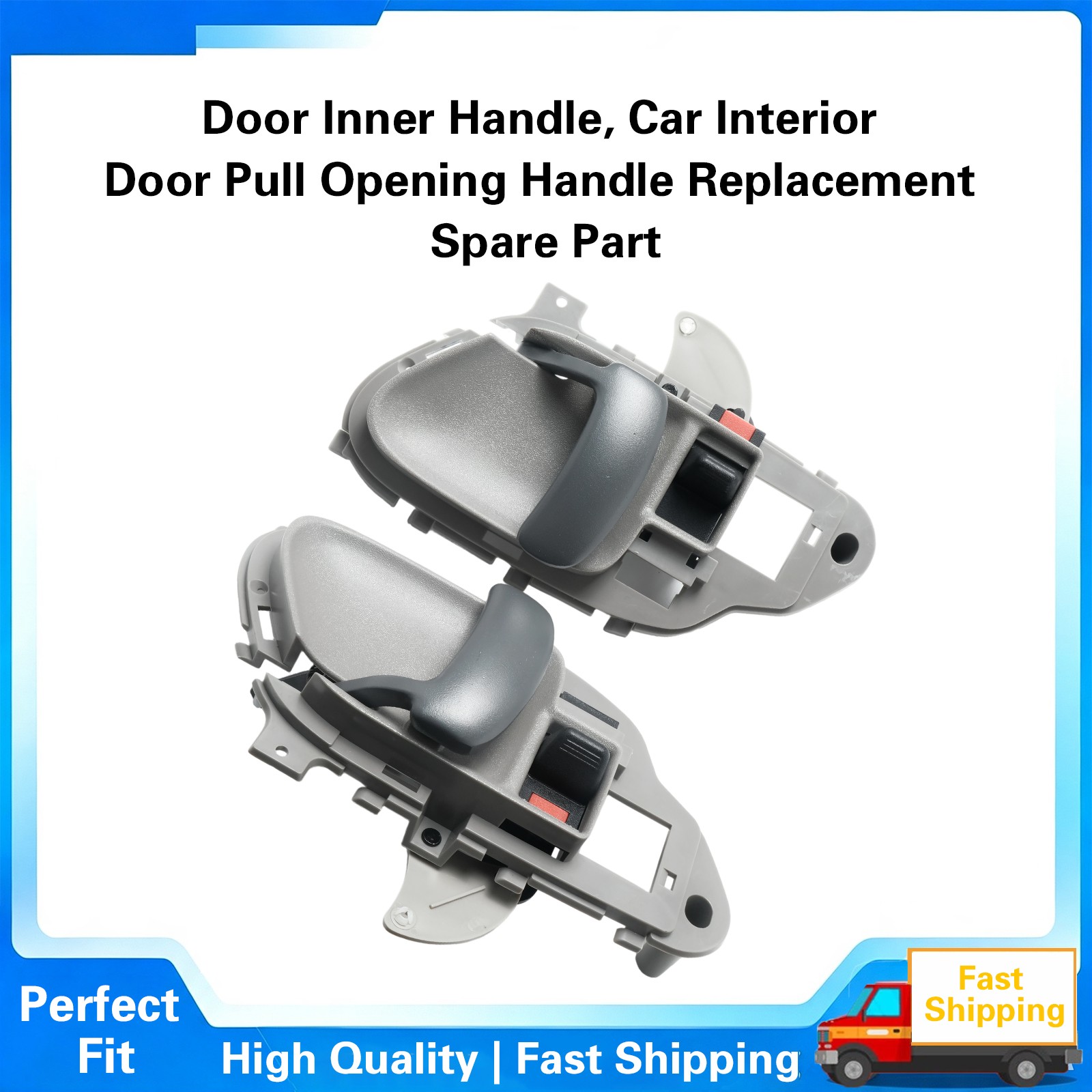 L & R Gray Door Handles For 95 96 97 98 99 Silverado Sierra Tahoe Yukon C/K L & R Gray Door Handles For 95 96 97 98 99 Silverado Sierra Tahoe Yukon C/K