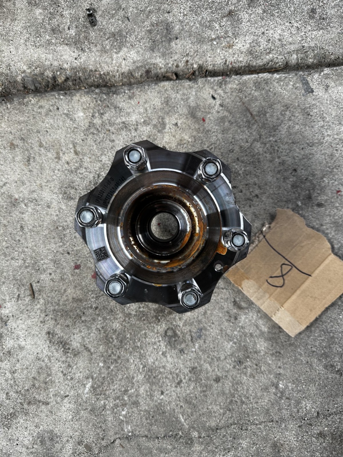 2024 2025 Tesla Cybertruck Front or Rear Driven Hub Flange 1250171-00-D OEM 2024 2025 Tesla Cybertruck Front or Rear Driven Hub Flange 1250171-00-D OEM