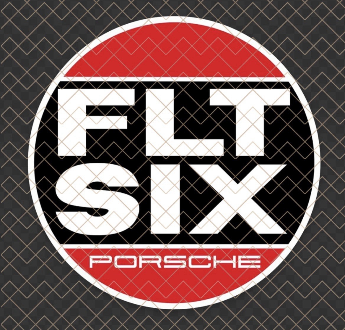 Porsche Flat 6 Decal -911 996 997 991 992 Cayman Boxster for Glass Windows