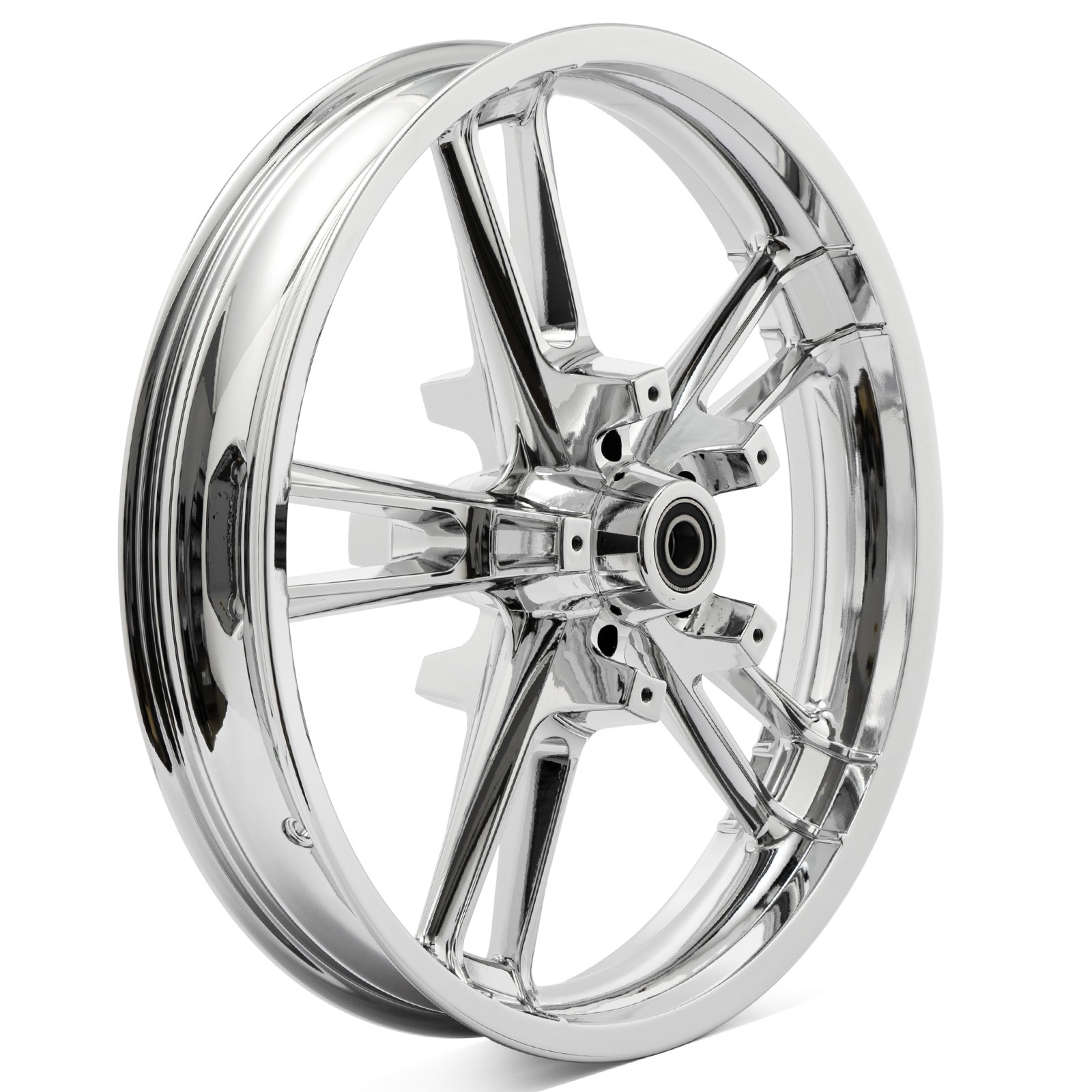 Chrome 21x3.5 Front Enforcer Wheel Rim for Harley Touring Street Glide 2008-2023