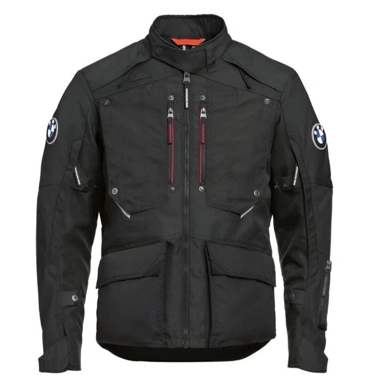 Men\'s BMW Motorcycle Jacket Black Adventure Touring Biker Motorbike Riding Gear