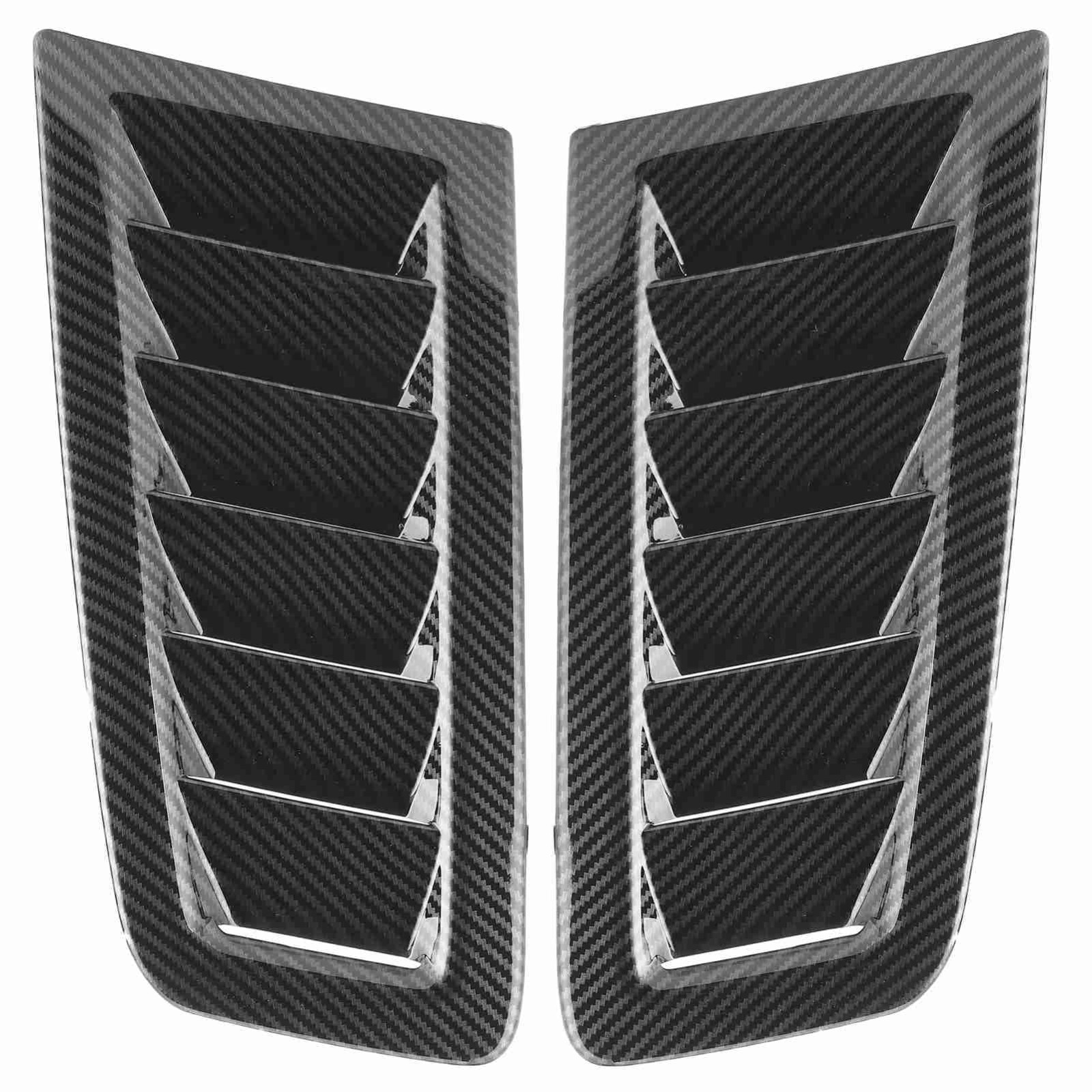 Universal Car Hood Vent Scoop Kit - Carbon Fiber Air Vents for Enhanced Performa