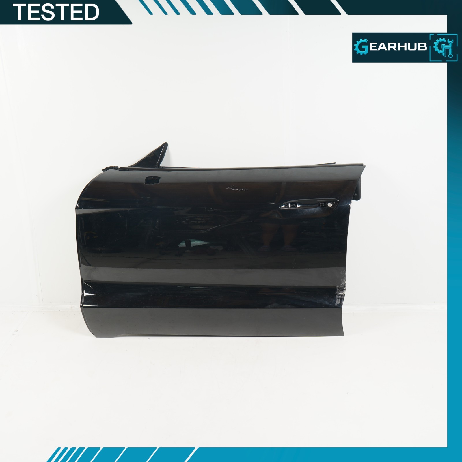 2020-2025 Porsche Taycan Front Left Driver Door Shell Black OEM 9J1831193