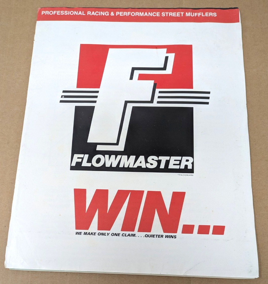 Vintage 1988 FLOWMASTER MASTER EXHAUST MUFFLER ONE OF THEIR FIRST CATALOGS