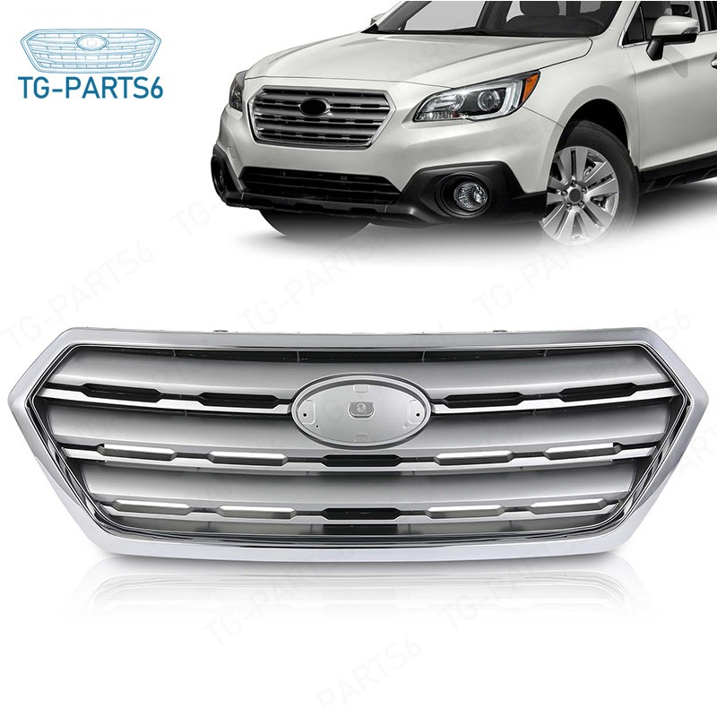 Fit 2015 2016 2017 Subaru Outback Front Bumper Upper Grille Chrome 91121AL05A