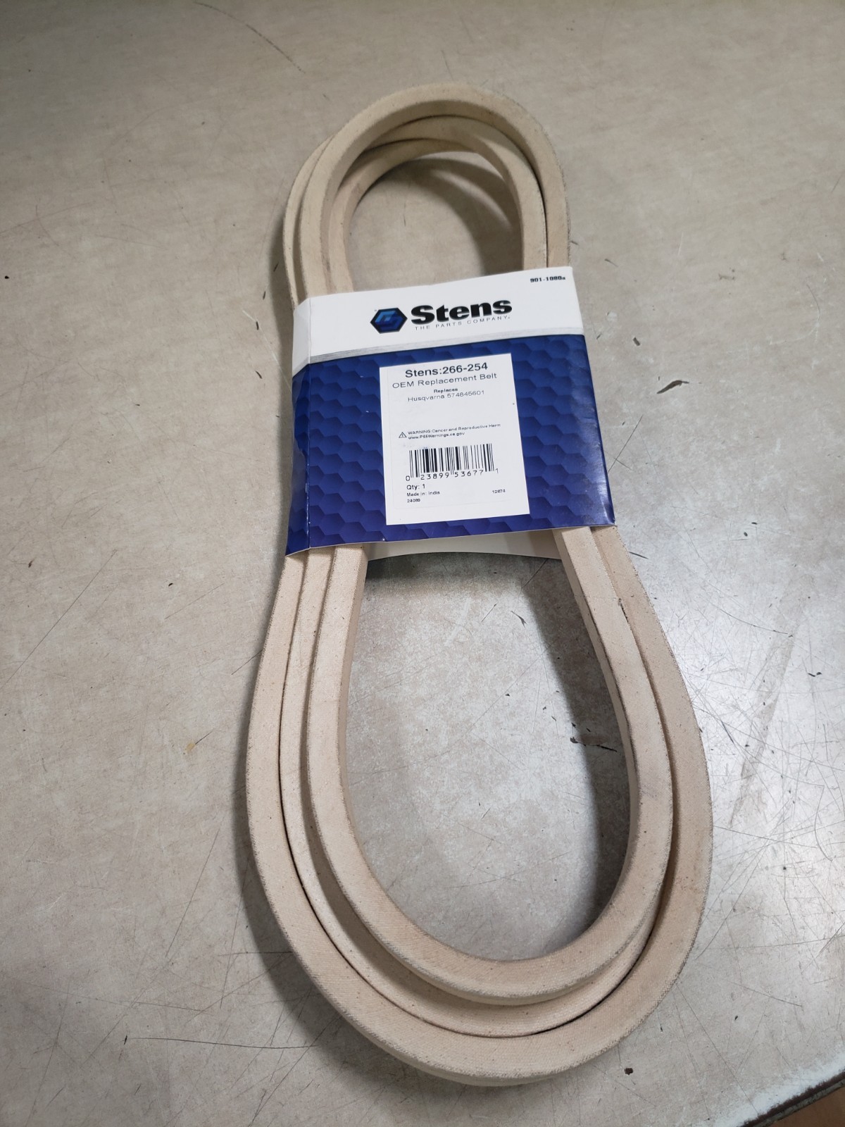 Stens OEM 266-254 Replacement Belt Fits Husqvarna 574845601