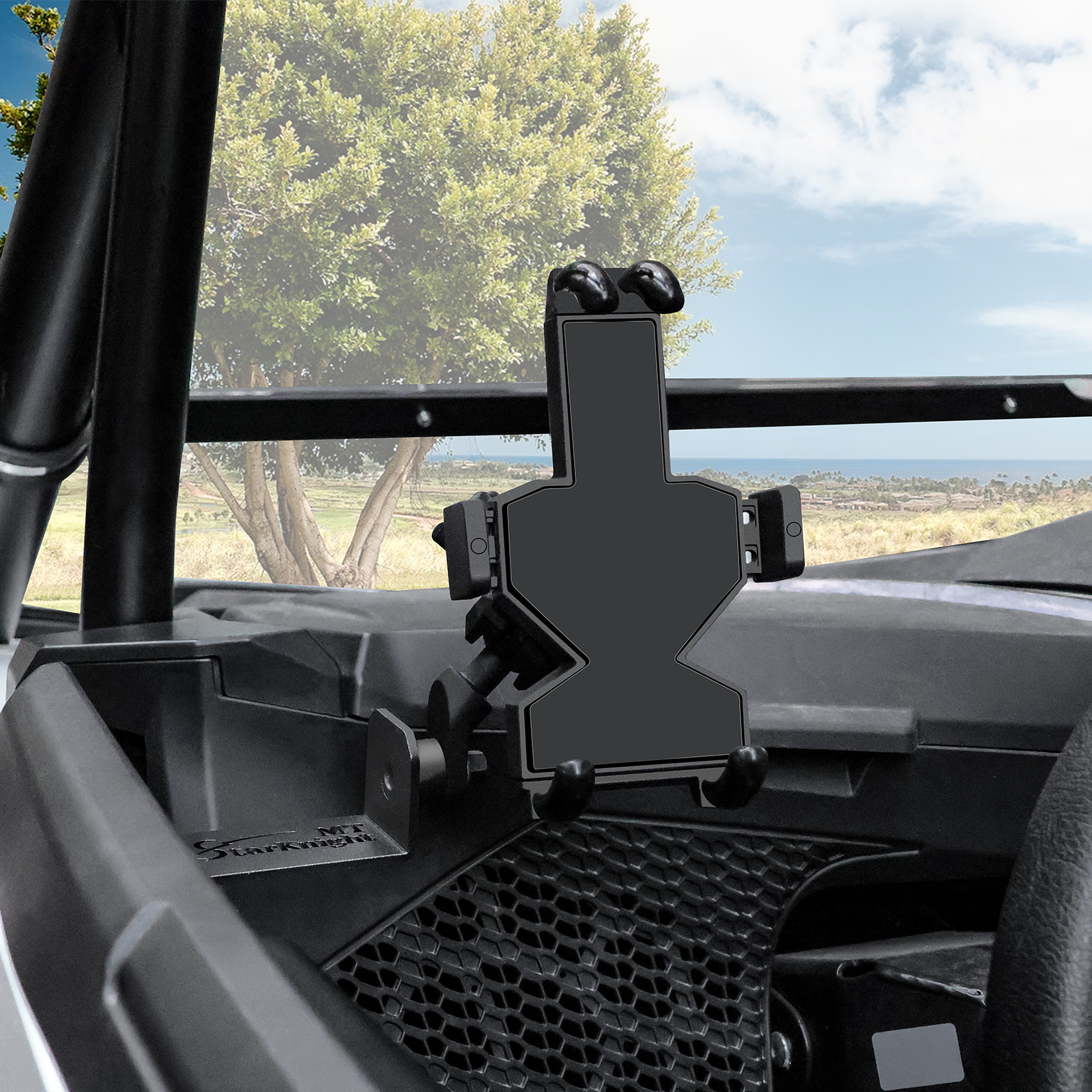 RZR Phone Mount Aluminum Holder For 2014-2026 Polaris RZR XP 1000/ XP 4 1000 RZR Phone Mount Aluminum Holder For 2014-2026 Polaris RZR XP 1000/ XP 4 1000