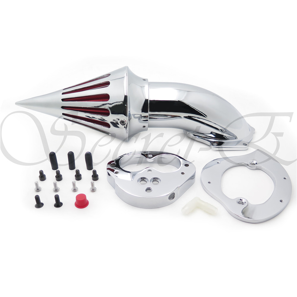 Chrome Air Cleaner Kits Intake For 2000-2012 Kawasaki Vulcan 1500 1600 Classic