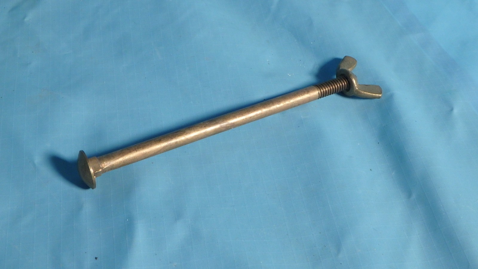 Vintage Sunfish Sailfish Bronze Carriage Bolt and wing nut 4.75 Vintage Sunfish Sailfish Bronze Carriage Bolt and wing nut 4.75