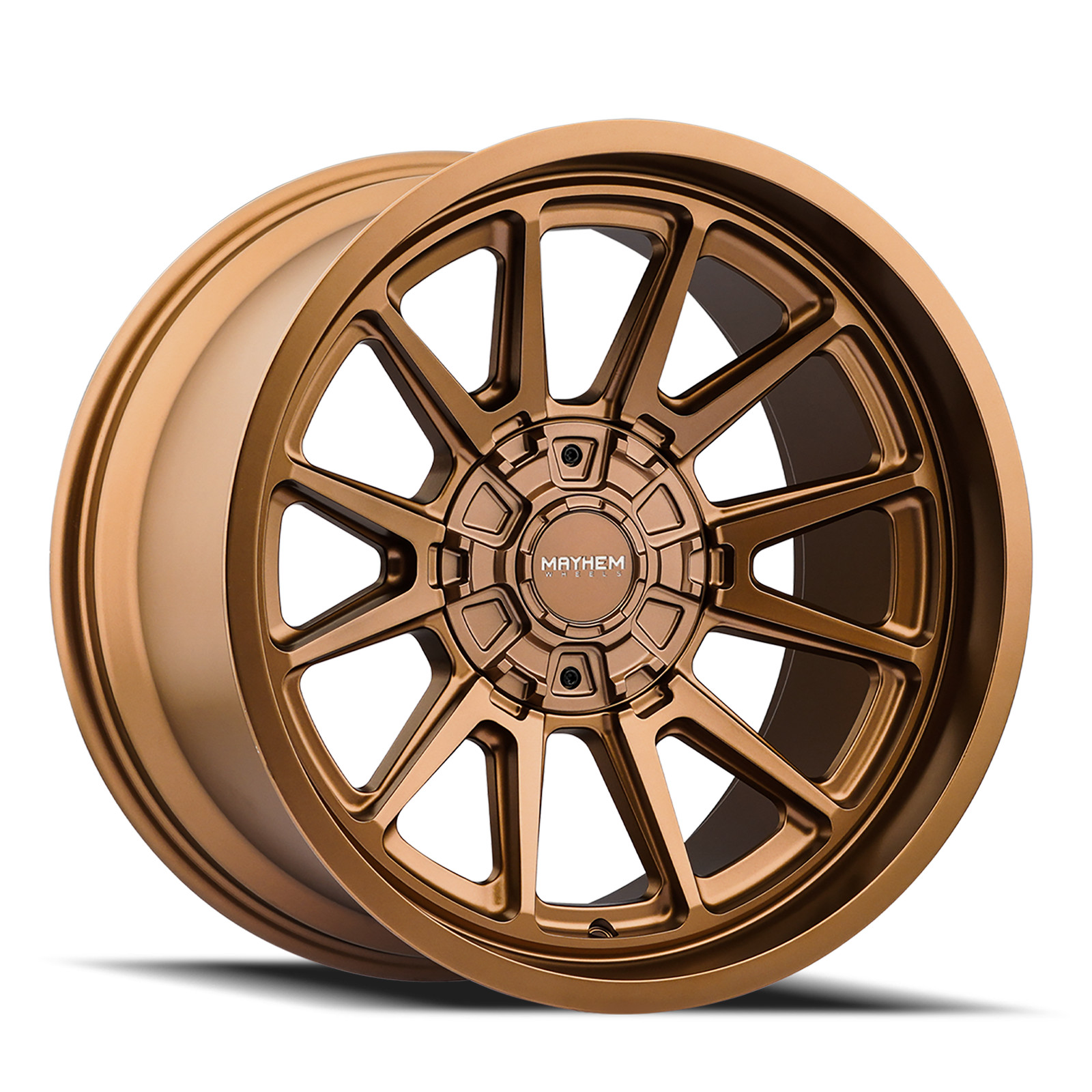 Mayhem Wheels 8116 Intrepid 18x9 -12 Satin Bronze 5x127 5x139.7 (QTY 1)