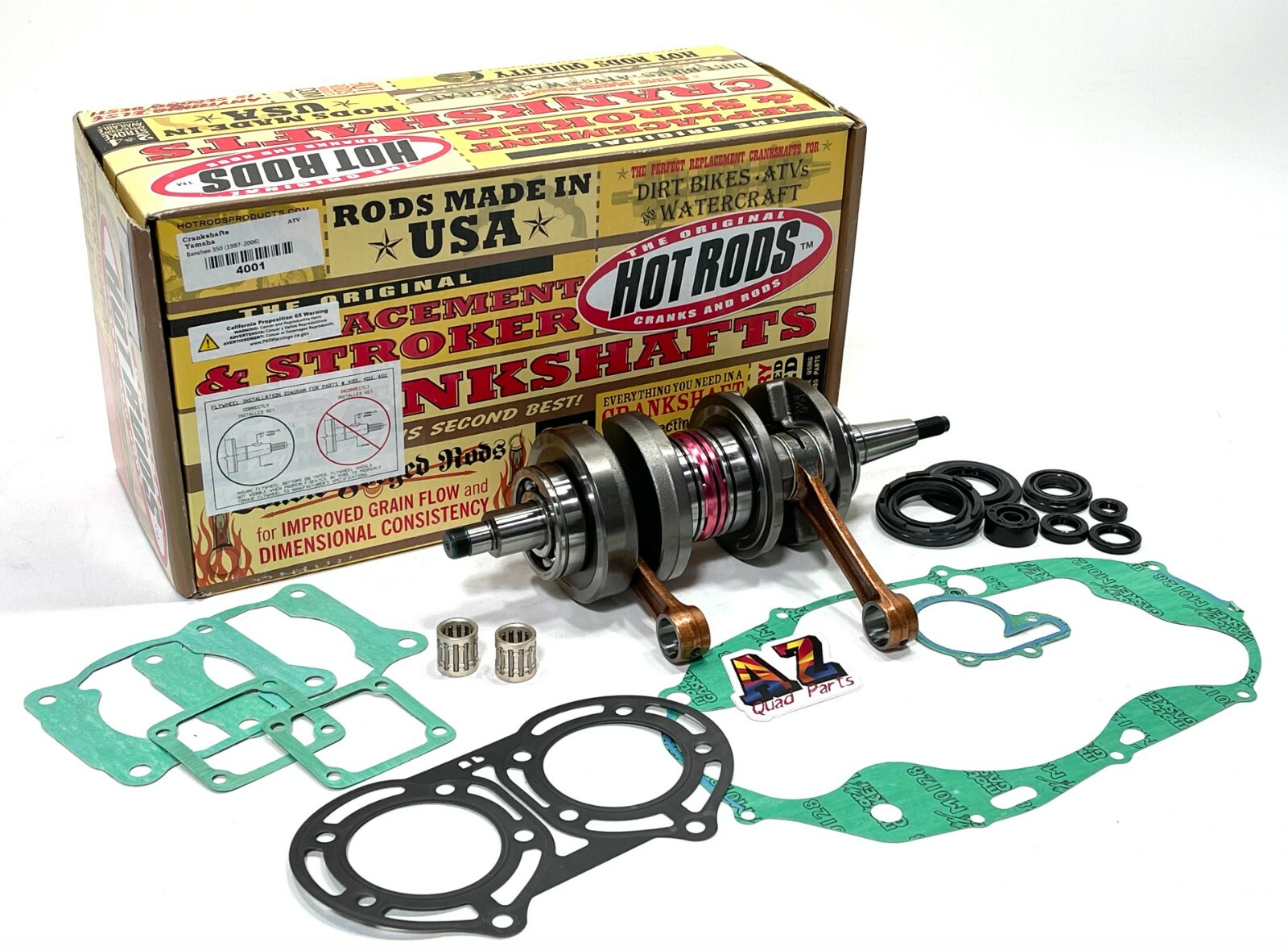 Banshee Hotrods Heavy Duty Crank Crankshaft Rods Seals Complete Top End Gasket