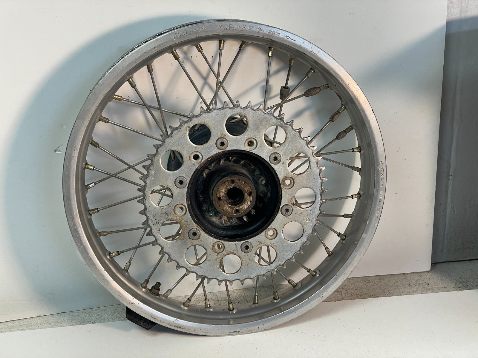 1984 1985 Honda XR250 XR 250 OEM KK1 Rear Wheel 1984 1985 Honda XR250 XR 250 OEM KK1 Rear Wheel