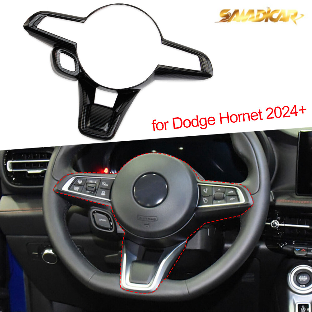 New Dry Carbon Fiber Full Interior Set Cover Trim Kits For Dodge Hornet 2024+