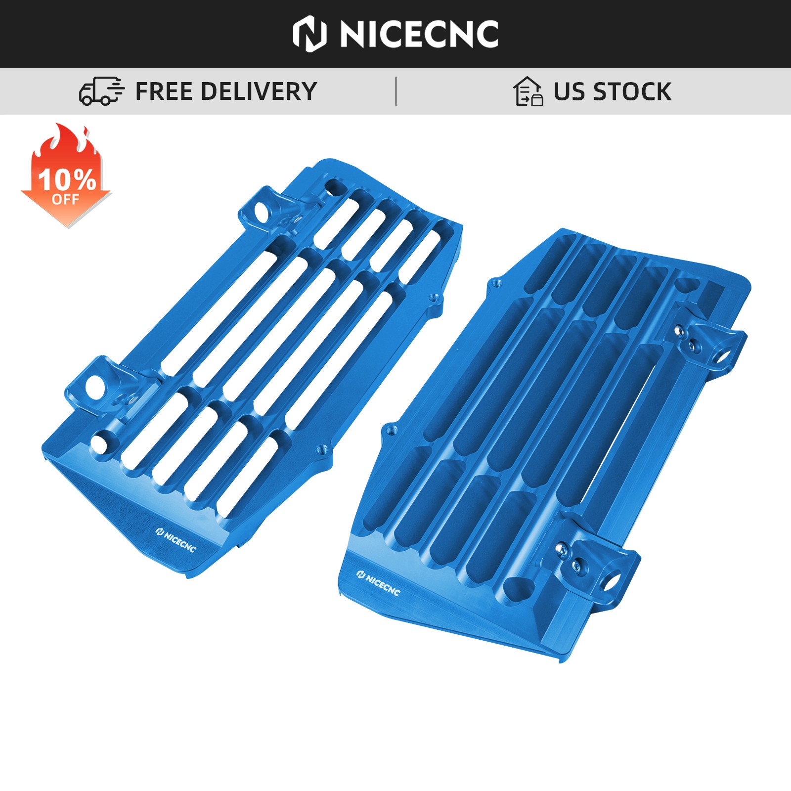 NICECNC Radiator Guard Grille Cover For Husqvarna 125-501 TX FX TC FC 2017-2022