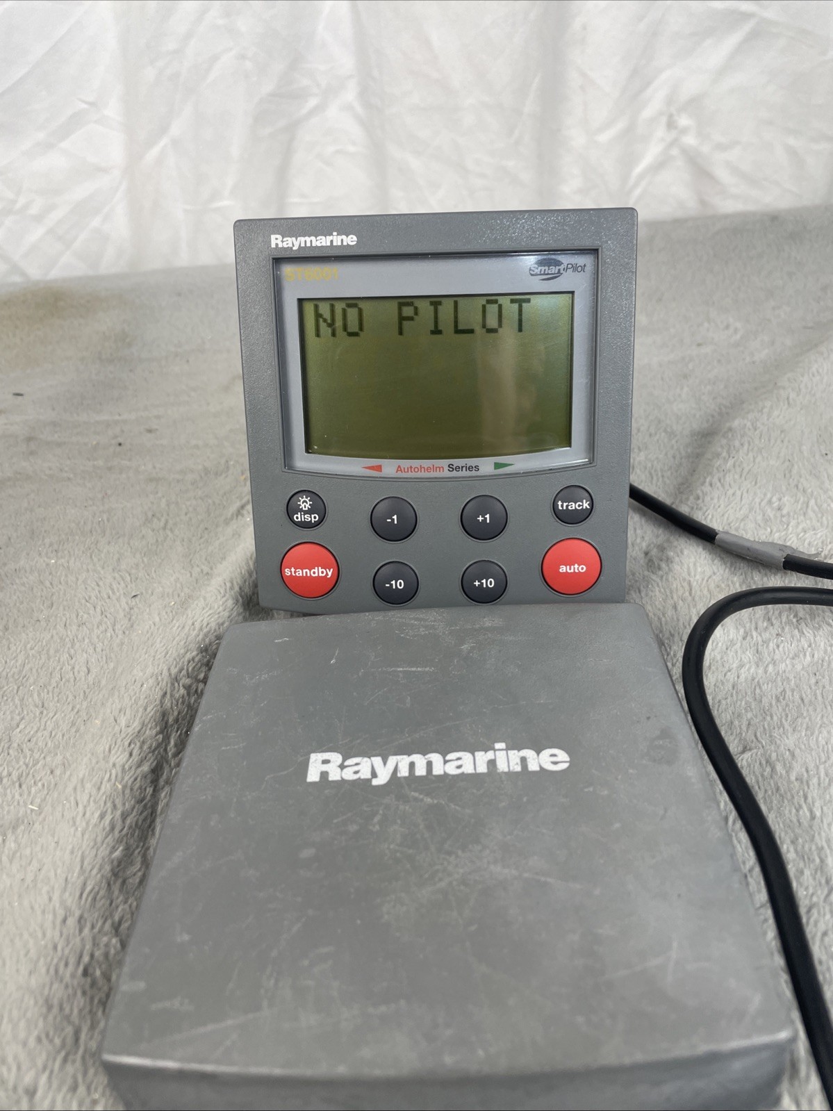 Raymarine Raytheon ST6001 E12098 Auto Pilot Control Head With Suncover