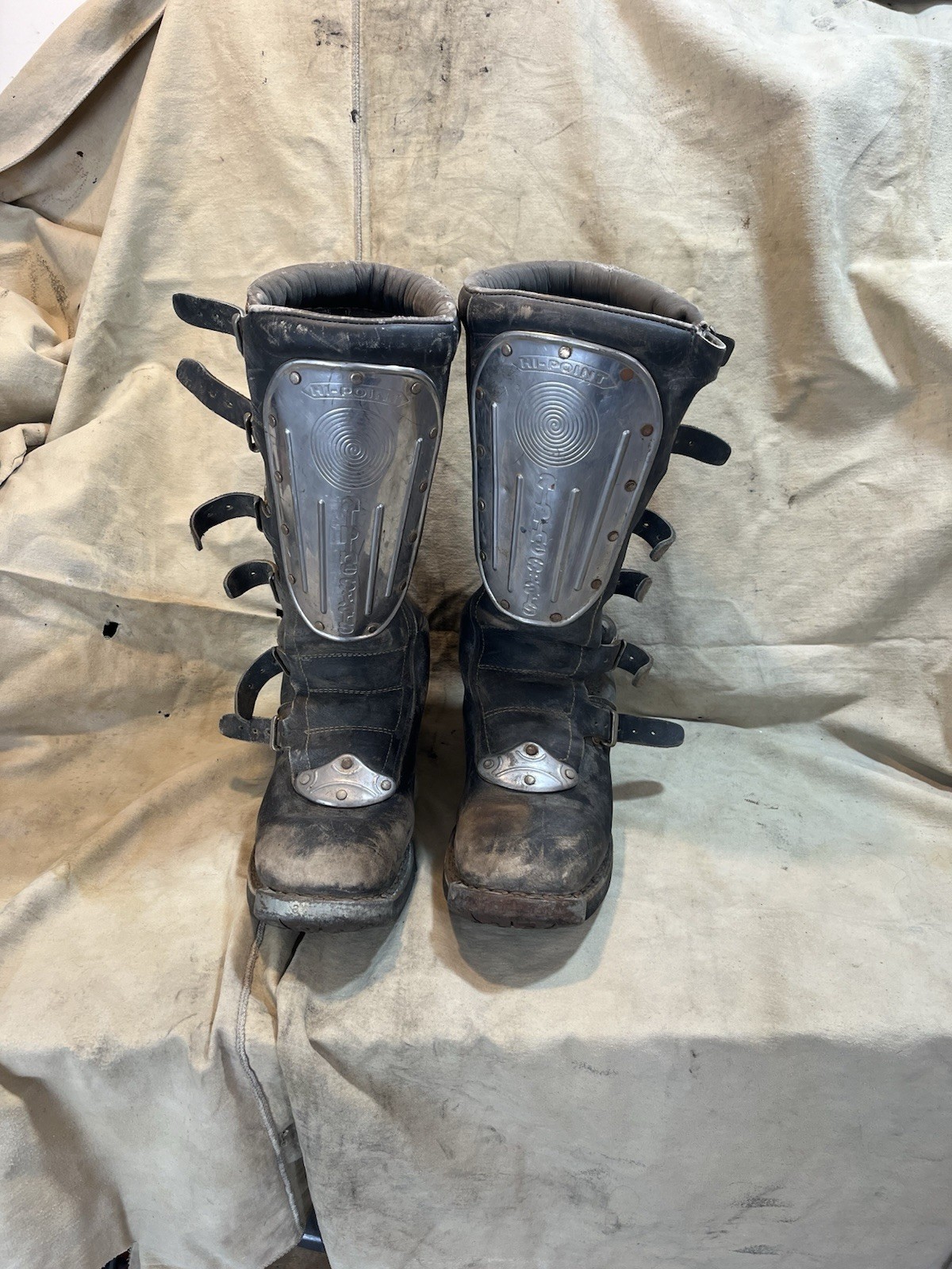 Vintage Alpinestars Hi-Point Motocross Boots – Made in Italy (1970s) Collectors Vintage Alpinestars Hi-Point Motocross Boots – Made in Italy (1970s) Collectors