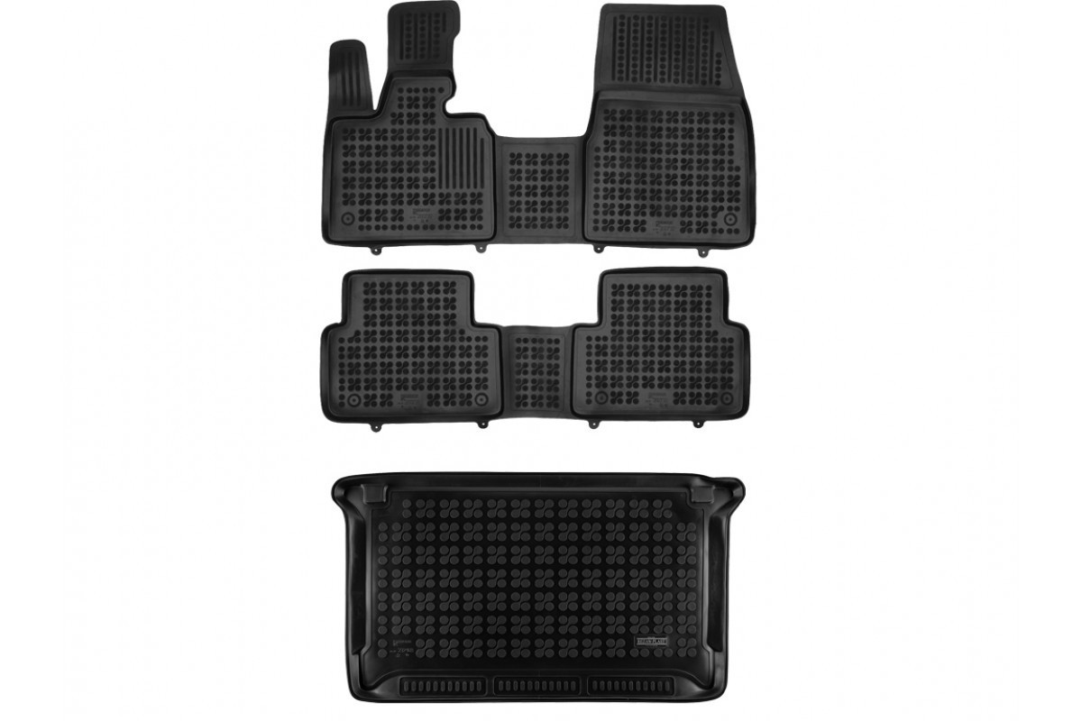 Rezaw-Plast Floor Mats for BMW i3 2014–2022 Custom Fit Cargo Mat Soft Rubber Blk